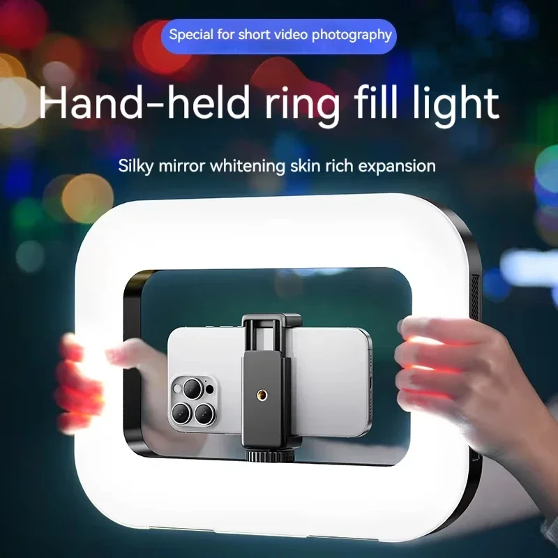 Photography Lighting Rig - Smartphone-Video-Rig mit Lichtzelle, Handstabilisator, Ringlicht für
