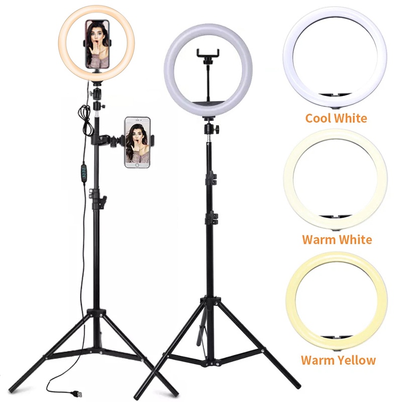 Photography Lighting Product - 6/10/12 Zoll LED-Selfie-Ringlicht, dimmbar, für Fotografie,