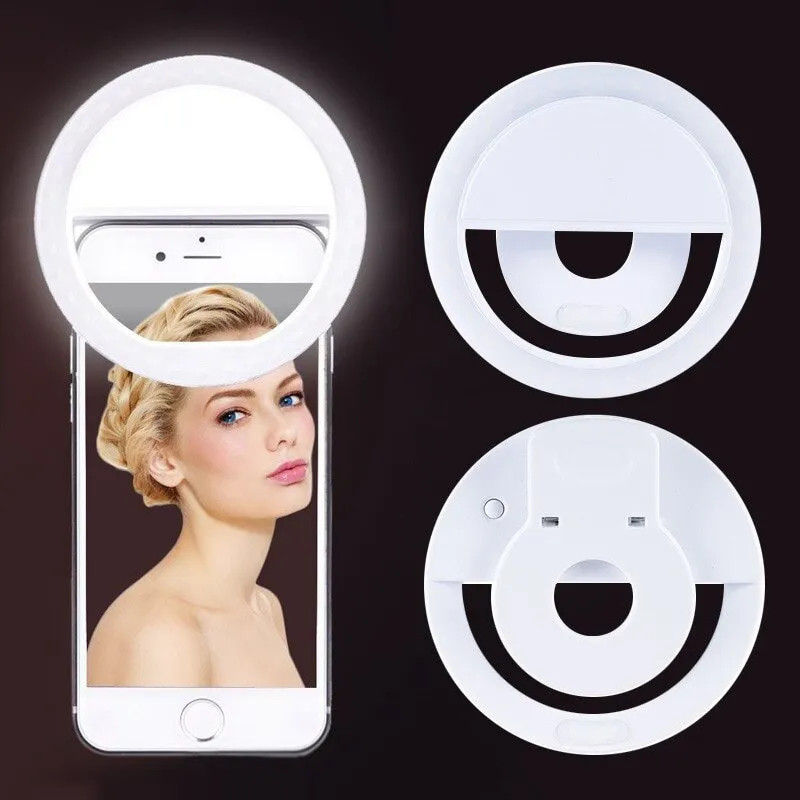 Photography Lighting Game - USB wiederauf ladbare LED Selfie Ring