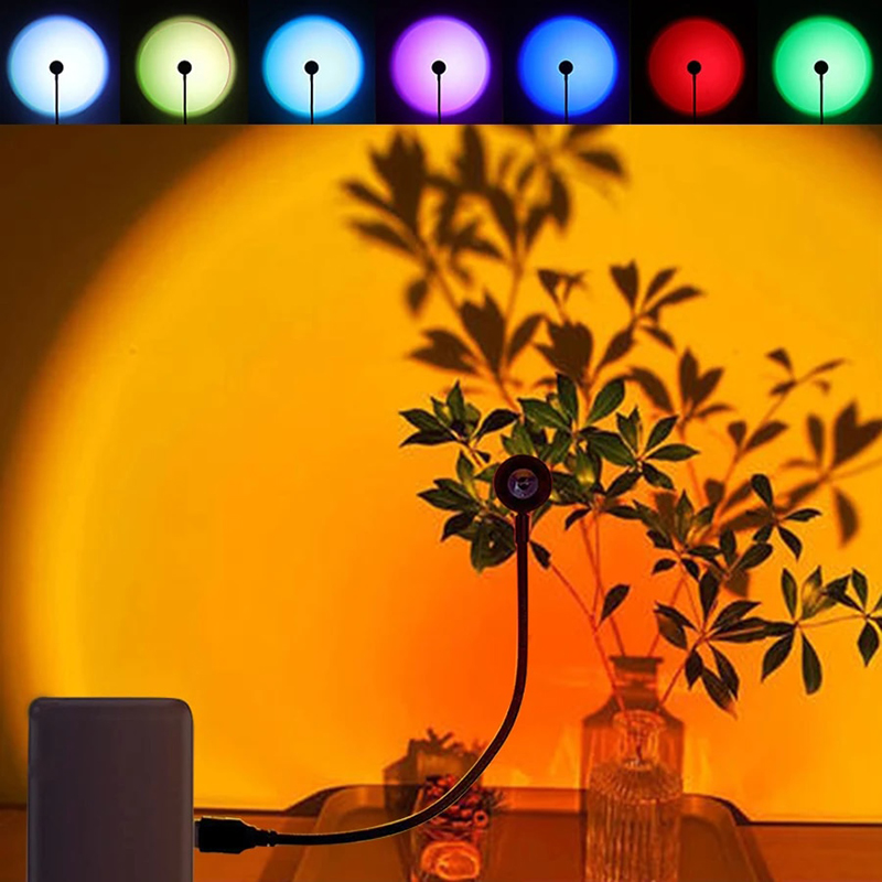 Photography Lighting Home - LED USB Sunset Lampe Projektor Wohnkultur