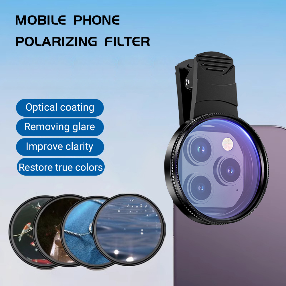 Lighting In Photography For Beginners - 52mm Clip-On Smartphone-Kamera-Filter-Set CPL Polarisationsfilter Farbverlaufsfilter