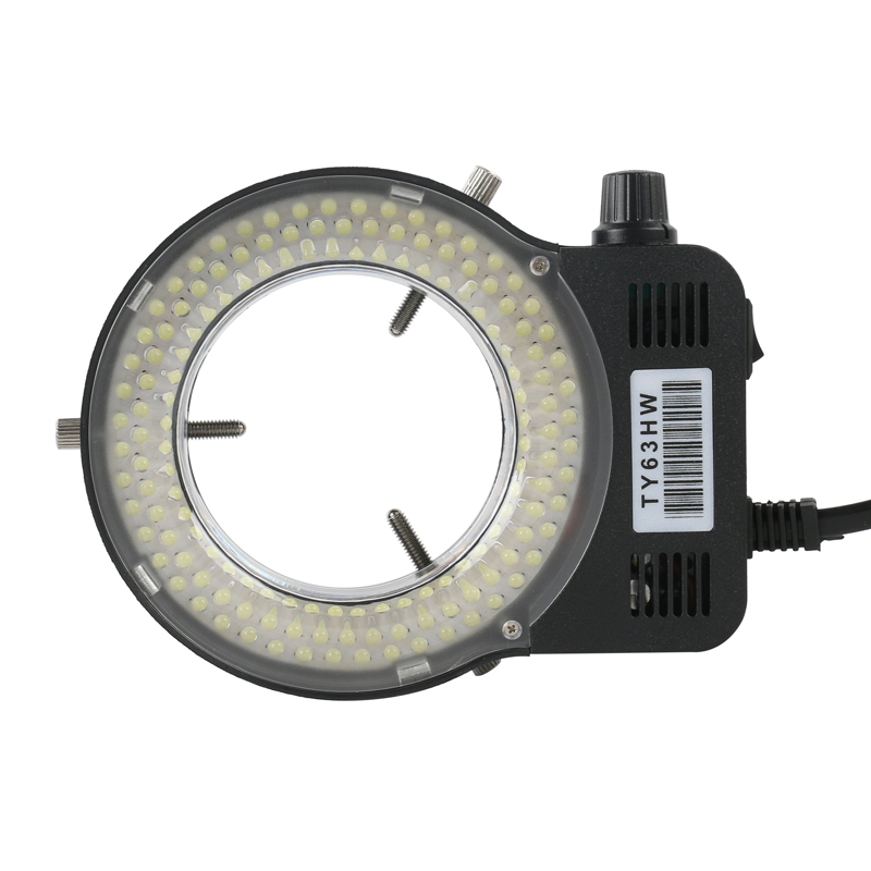 Photography Lighting Diagram - Einstellbare 144-LED-Ringlichtlampe für Industrie-Stereomikroskope, Videokameras und