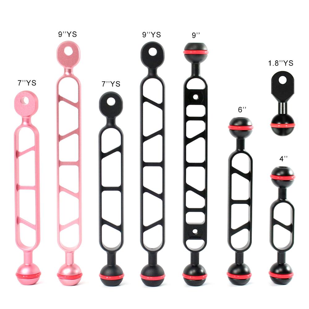 Photography Lighting Product - Nitescuba Tauch-Aluminium-Kugeladapter Ys-Halterung Lichtarmhalterung Gelenk-Schmetterlingsclip Tg6