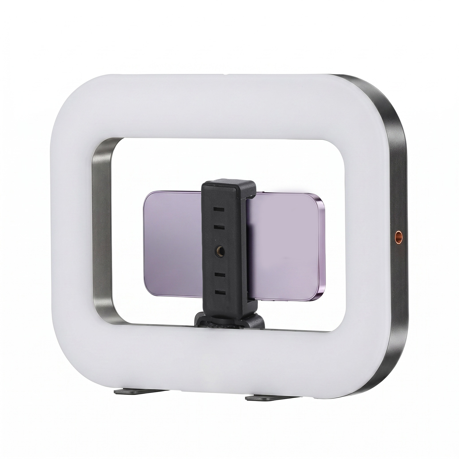 Photography Lighting Rig - Tragbare quadratische Aufhellungsleuchte, multifunktionale Smartphone-Video-Rig-Lampe, verstellbare