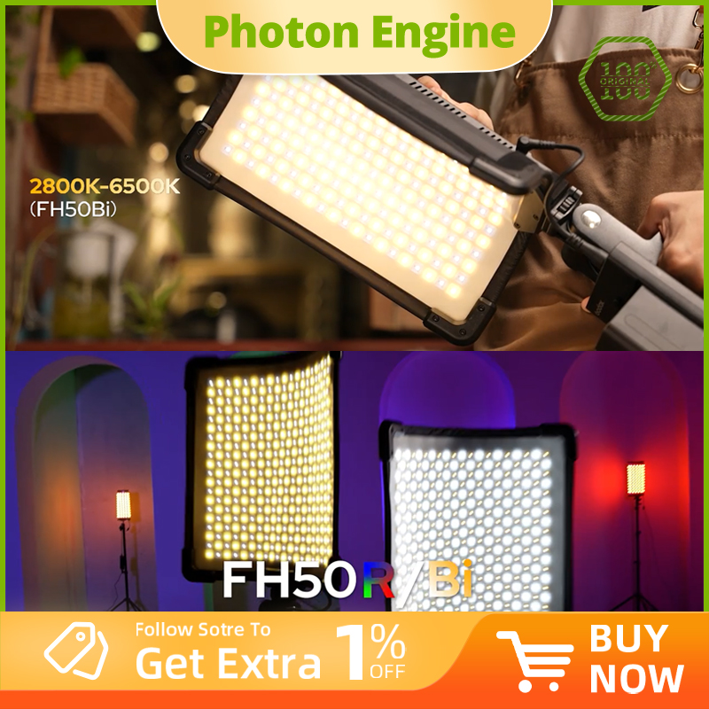 Photography Lighting For Portraits - Godox LED-Lichtpanel Flexibles Handlicht FH50R FH50Bi