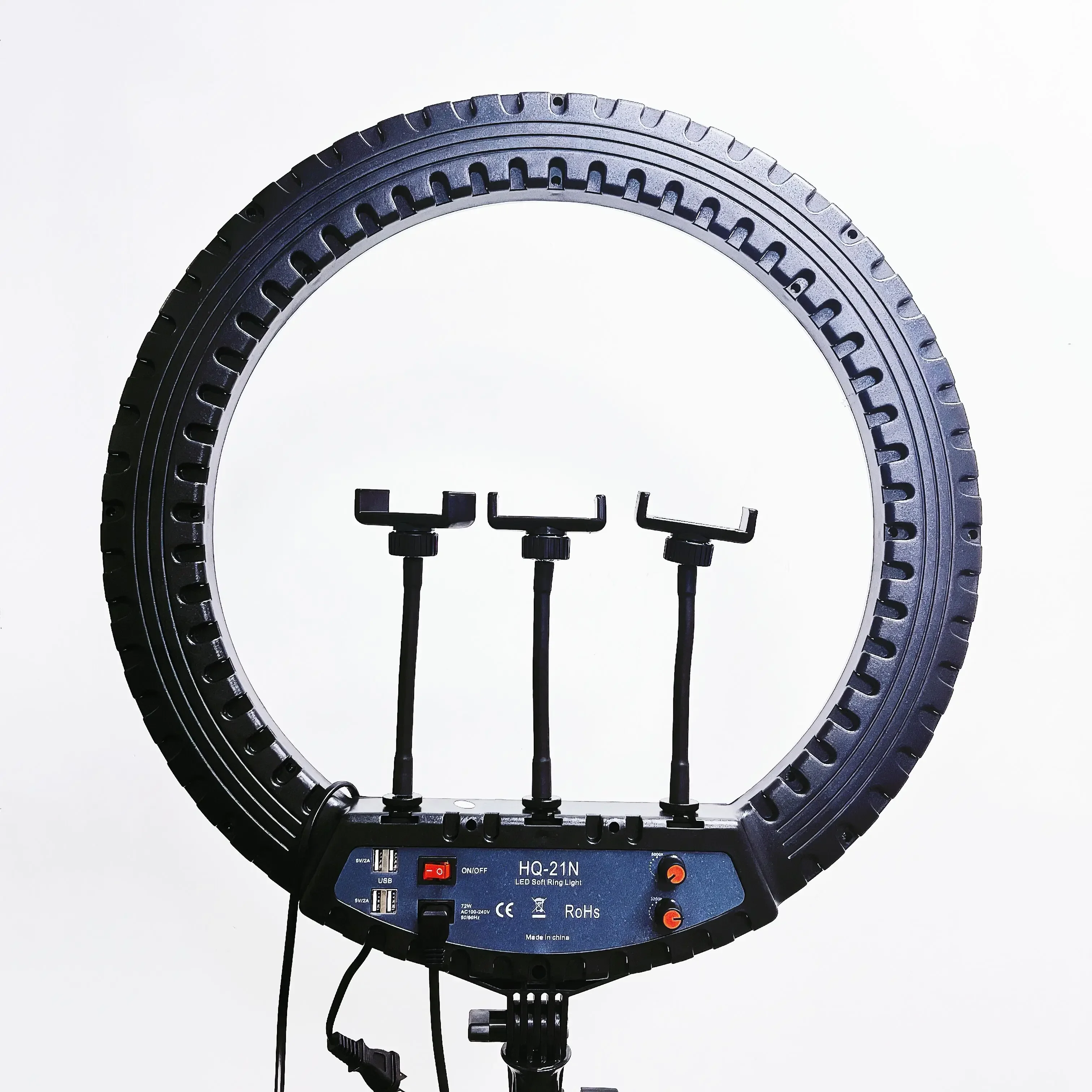 Photography And Lighting - HQ-21n 21 Zoll LED-Ringlicht Fotografie-Lampenset Stufenlos