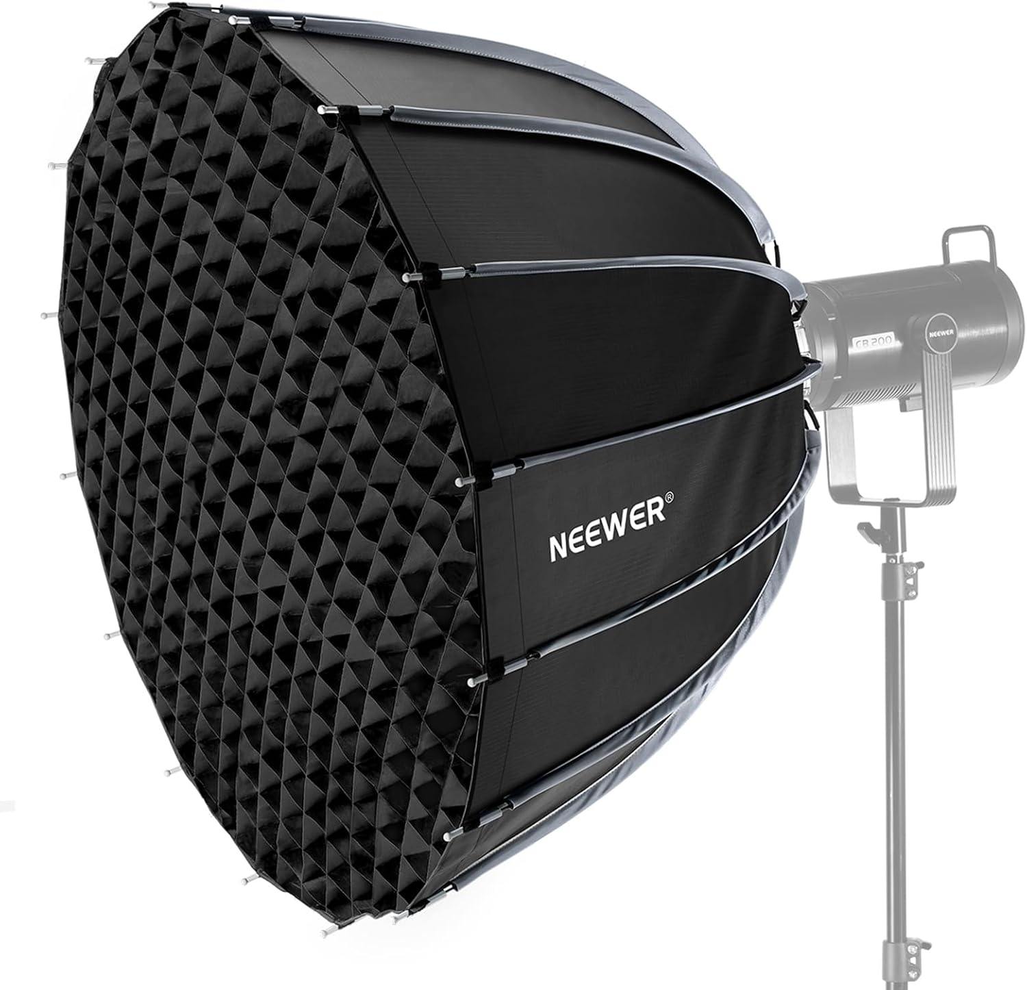Photography Lighting Bag - Parabolische Softbox mit Bowens-Anschluss, 35,4-Zoll-Softbox-Kit mit
