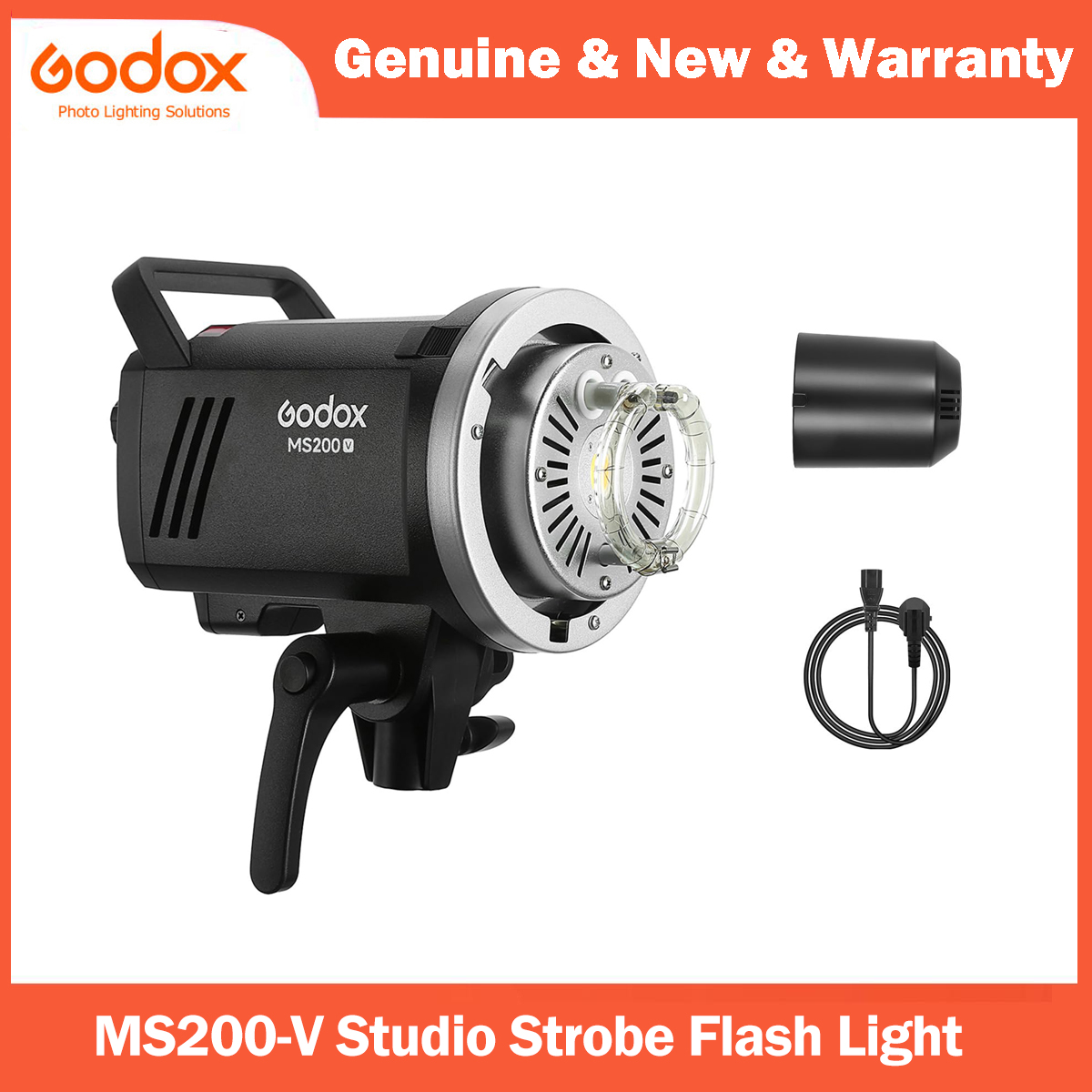 Photography Lighting For Portraits - Godox MS200V Studio-Blitzlicht, 200 W, 2,4