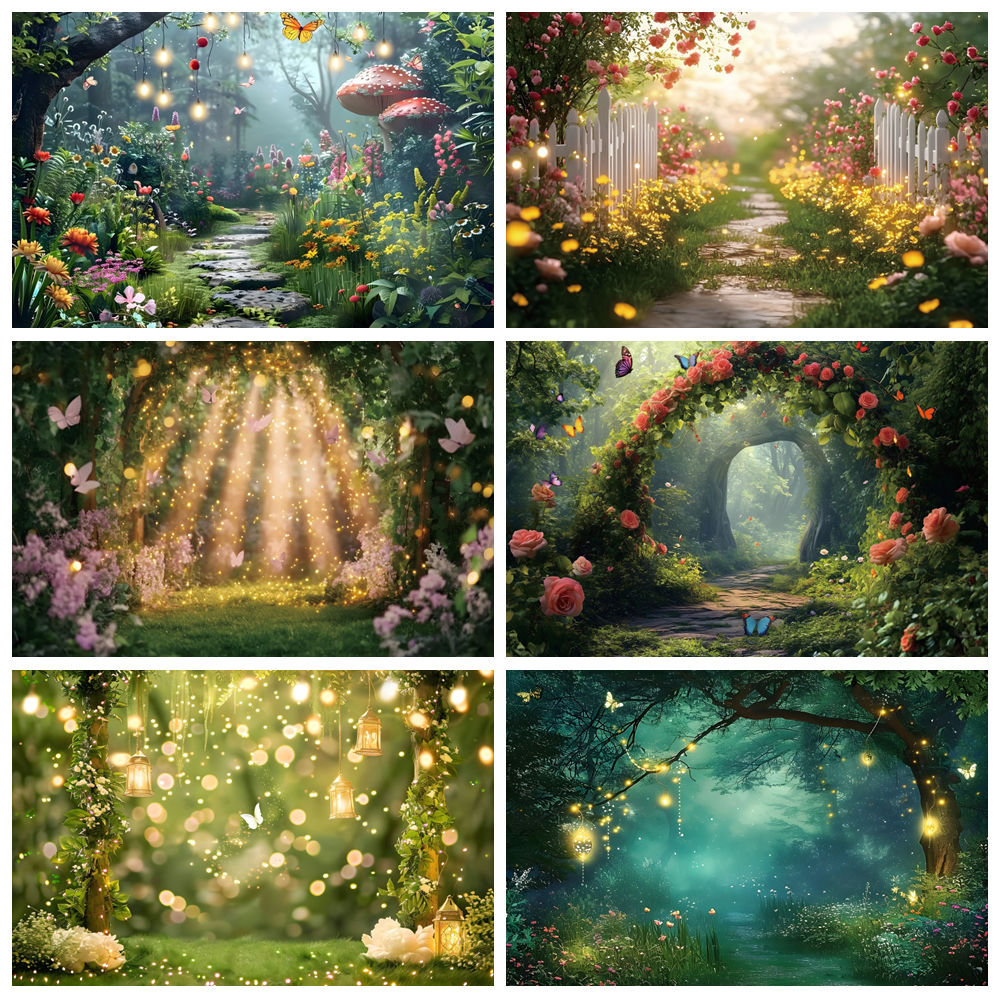 Photography Natural Lighting - Märchen-Garten-Hintergrund für Fotografie, Fantasie, Natur, Dschungel,