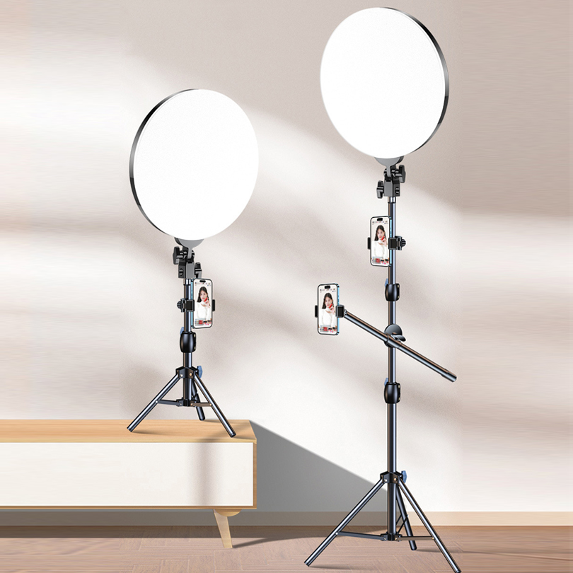 Stand Lighting Photography - 10-Zoll LED-Fotografie-Beleuchtung mit Stativ, Kamera-Fotostudio-Ringlicht, Selfie-Ringlicht,