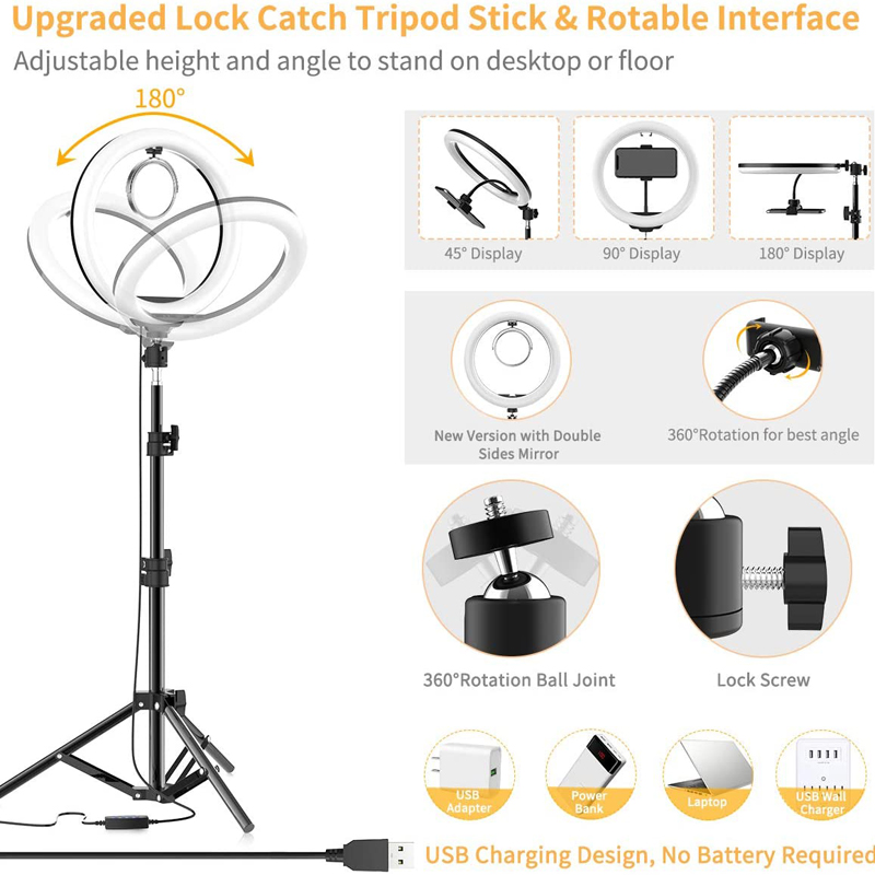 16/26/33cm Selfie-Ringlicht Fo – Photography Lighting Home Bewertung und Preis