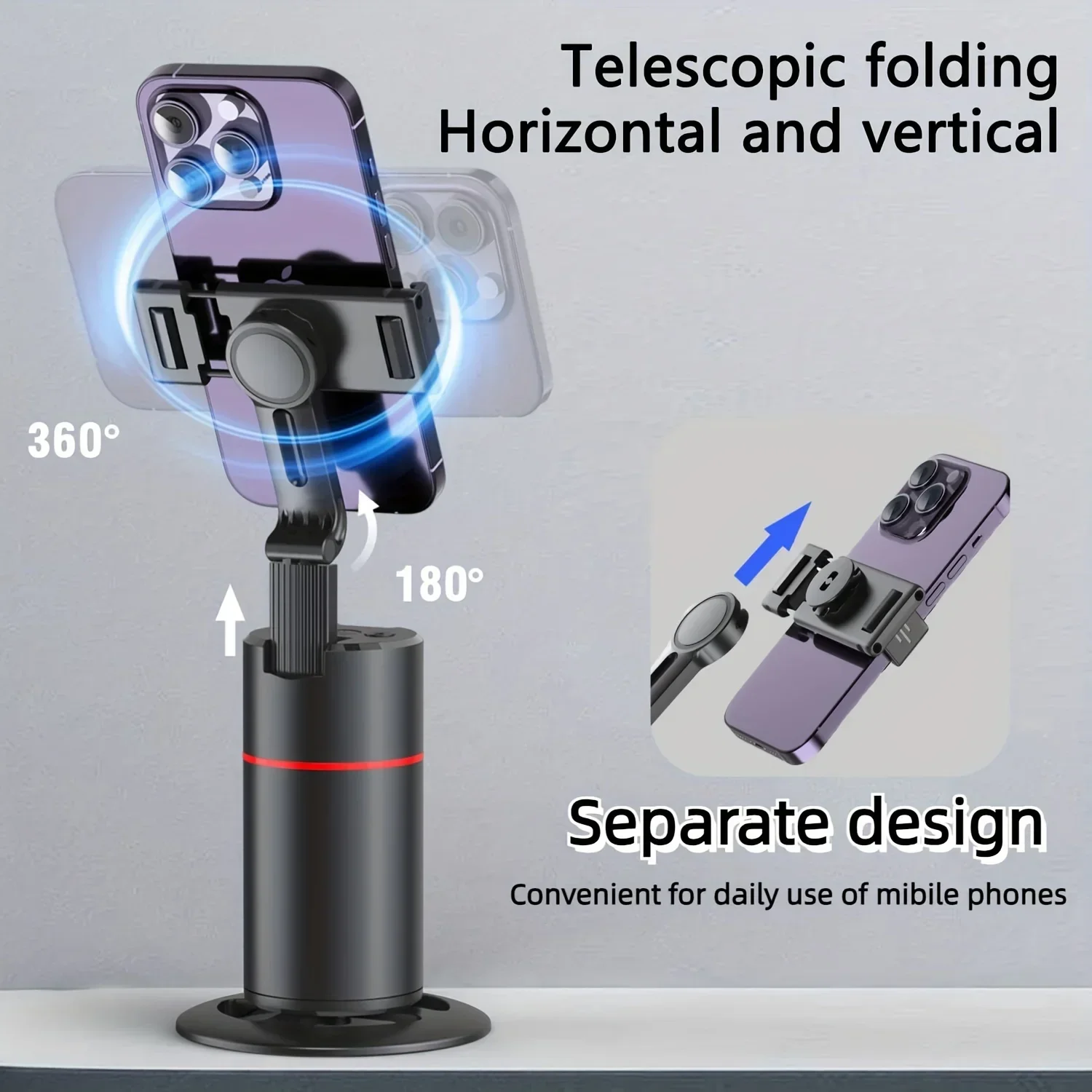 P02 Drehbarer Desktop-Telefonh – Stand Lighting Photography Bewertung und Preis