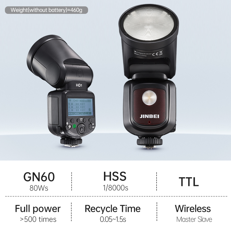 JINBEI HD-1 Rundkopf-HSS-Speed – Photography And Lighting Bewertung und Preis