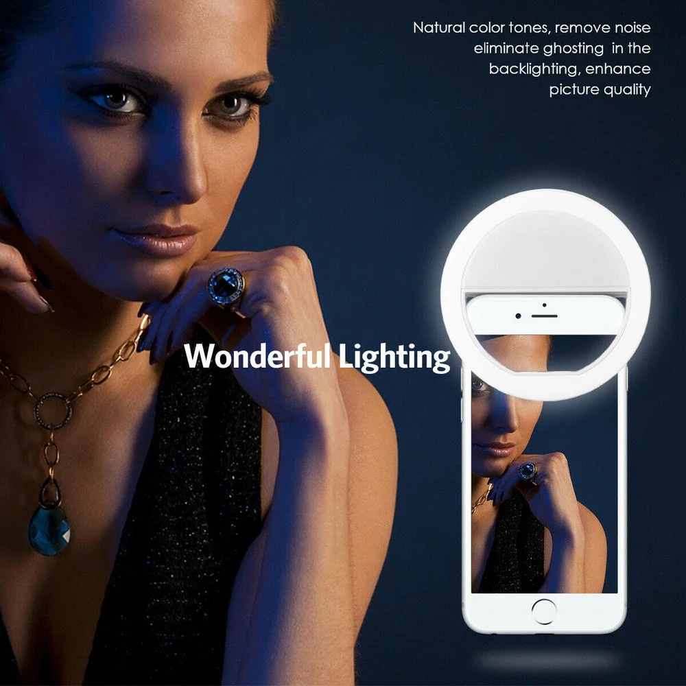 USB-Aufladbare LED-Selfie-Ring – Photography Lighting Accessories Bewertung und Preis