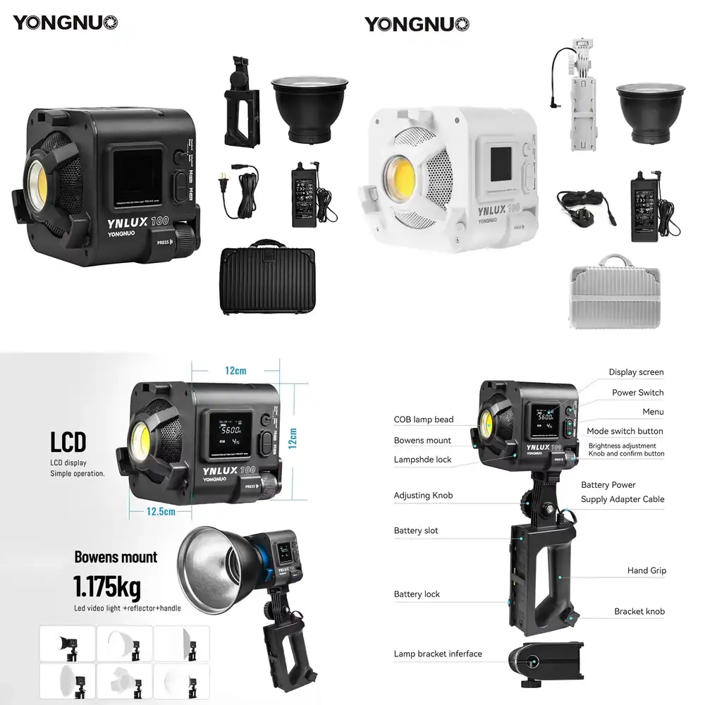 YONGNUO YNLUX100 100W 3200K-56 – Photography And Lighting Bewertung und Preis