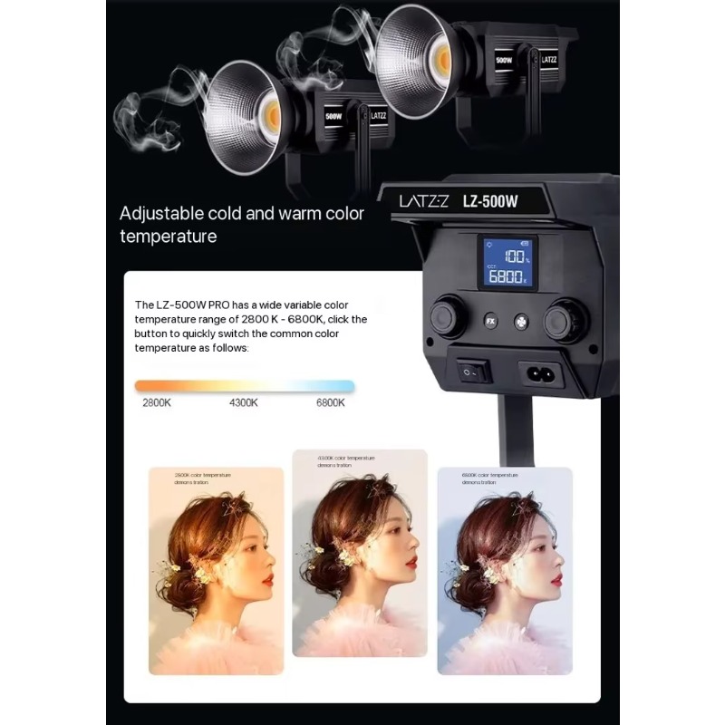 【Heißer Verkauf】LATZZ 500W LED – Photography Lighting For Sale Bewertung und Preis