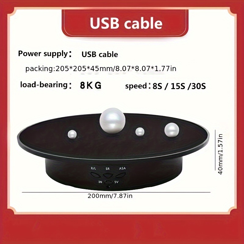 Elektrischer Drehteller mit 20 – Photography Lighting Material Bewertung und Preis