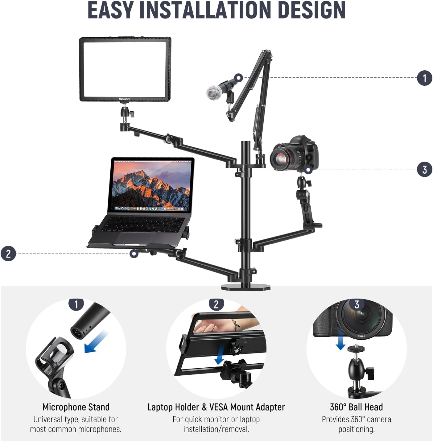 Tischmontierte Overhead-Kamera – Photography Lighting Rig Bewertung und Preis