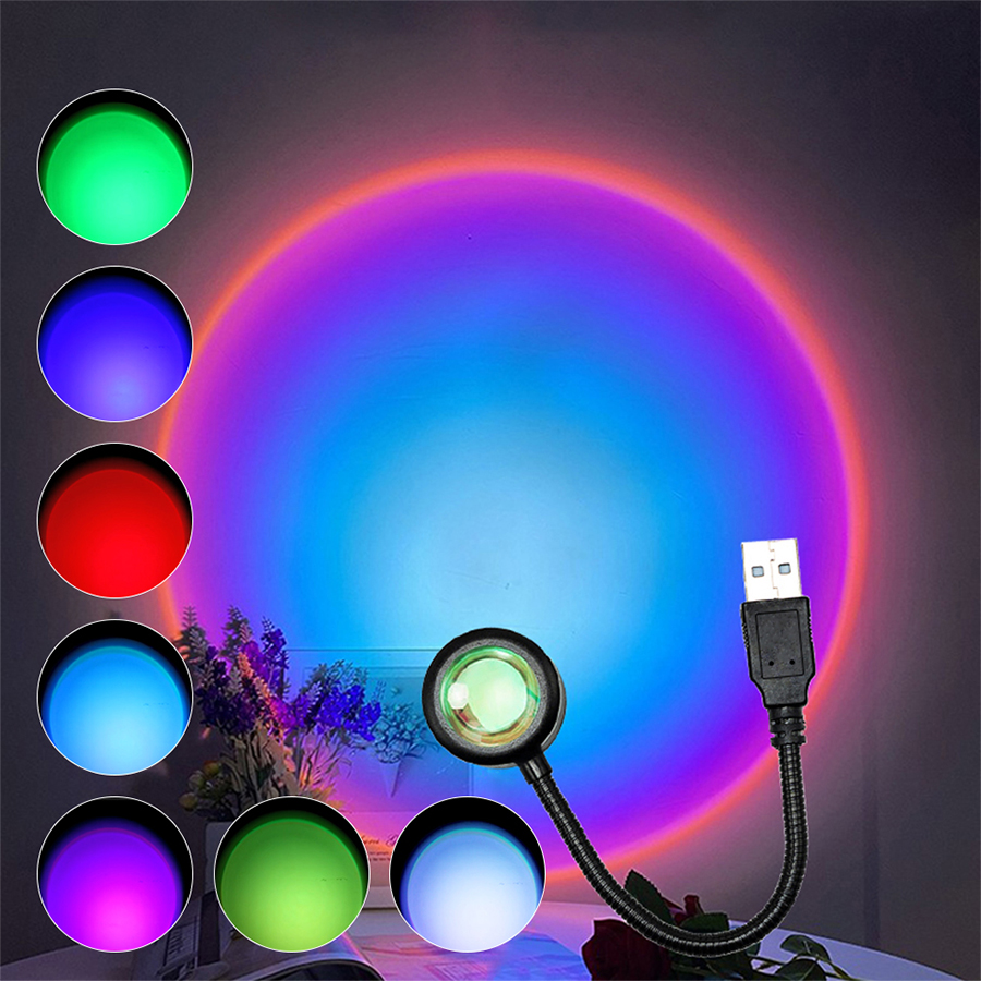 USB LED Sonnenuntergangs-Proje – Photography Lighting Home Bewertung und Preis