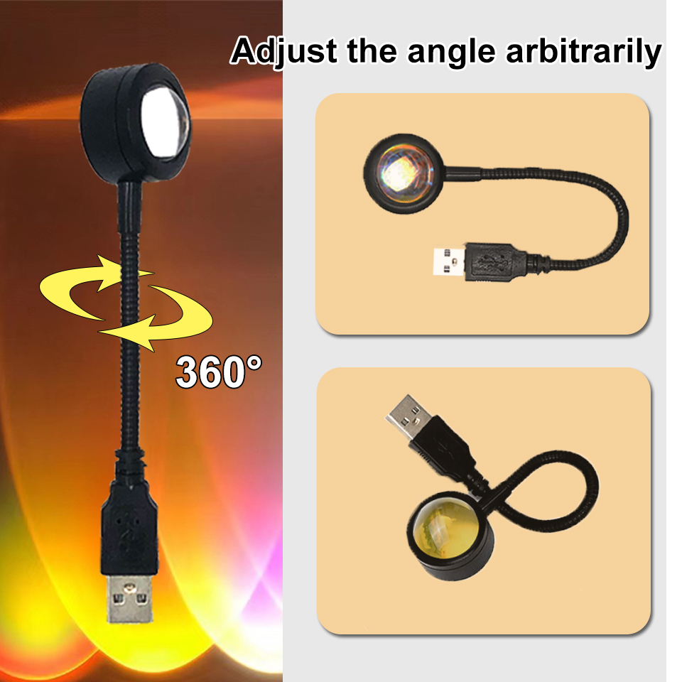 1x USB Sonnenuntergang Lampe L – Photography Lighting Home Bewertung und Preis