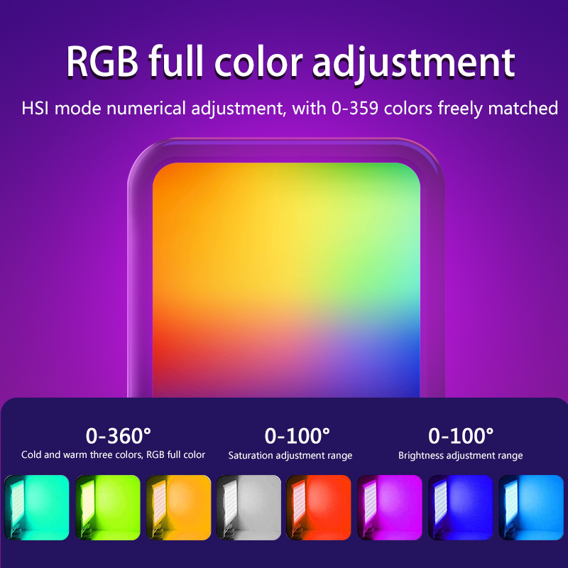 RGB-Fülllicht, tragbares LED-F – Photography Lighting Rgb Bewertung und Preis