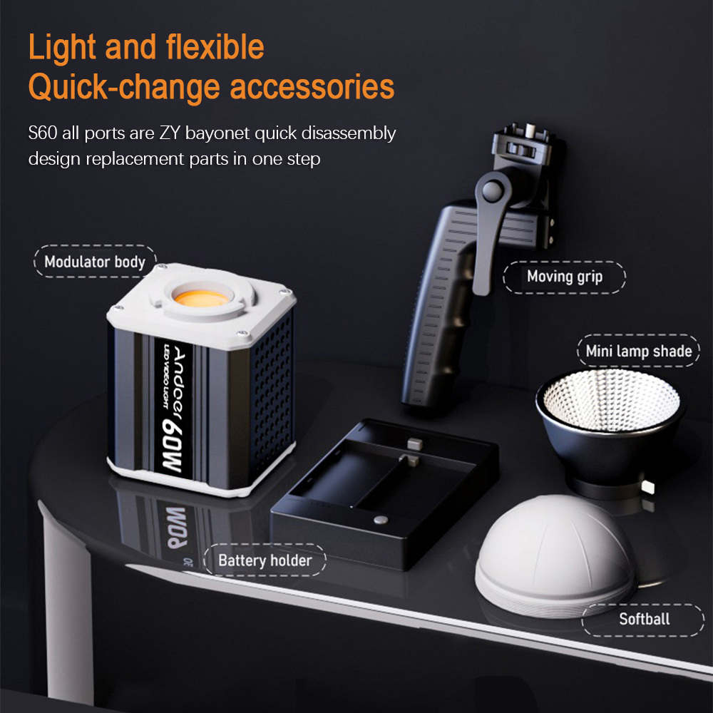 Andoer Tri-Color LED 60W COB F – Photography Lighting Home Bewertung und Preis