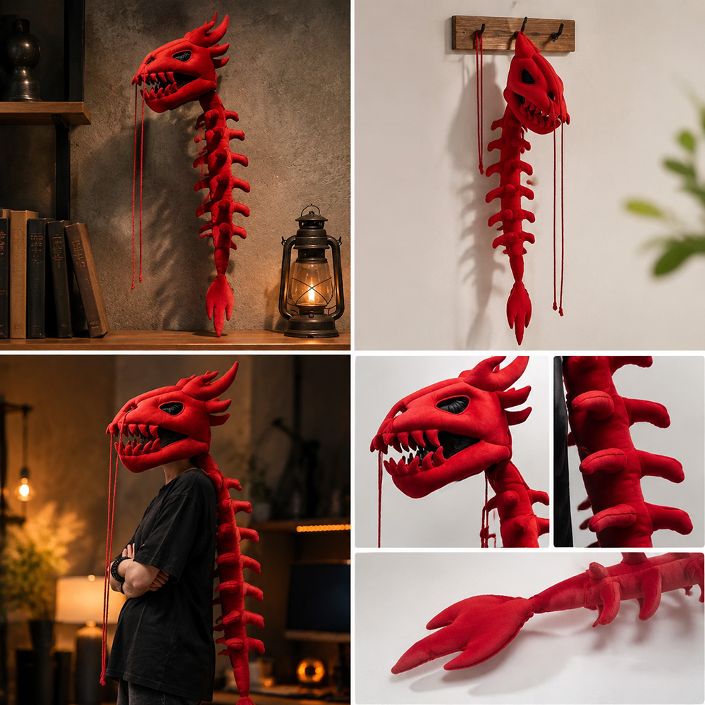 Drachen-Schädel-Säulen-Plüschh – Photography Lighting Home Bewertung und Preis