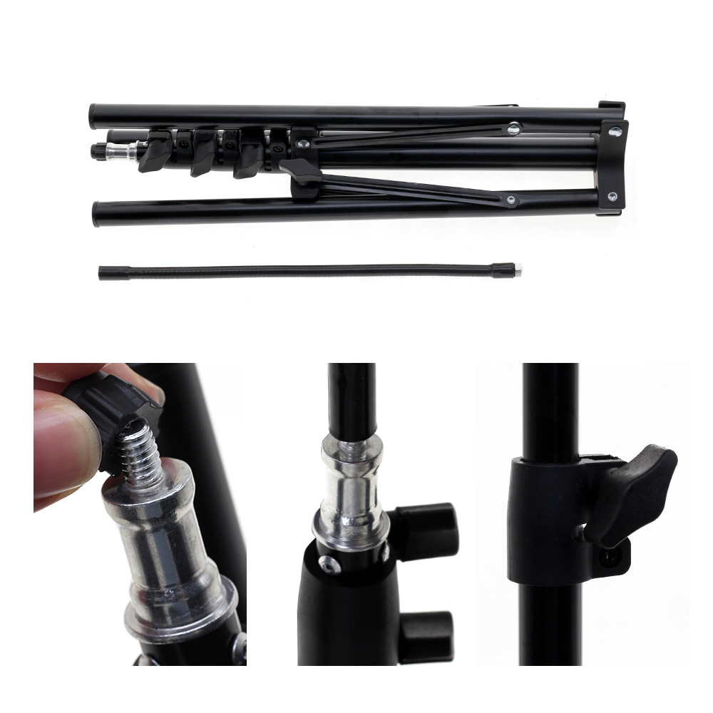 Einstellbare 60-160cm Metall B – Stand Lighting Photography Bewertung und Preis