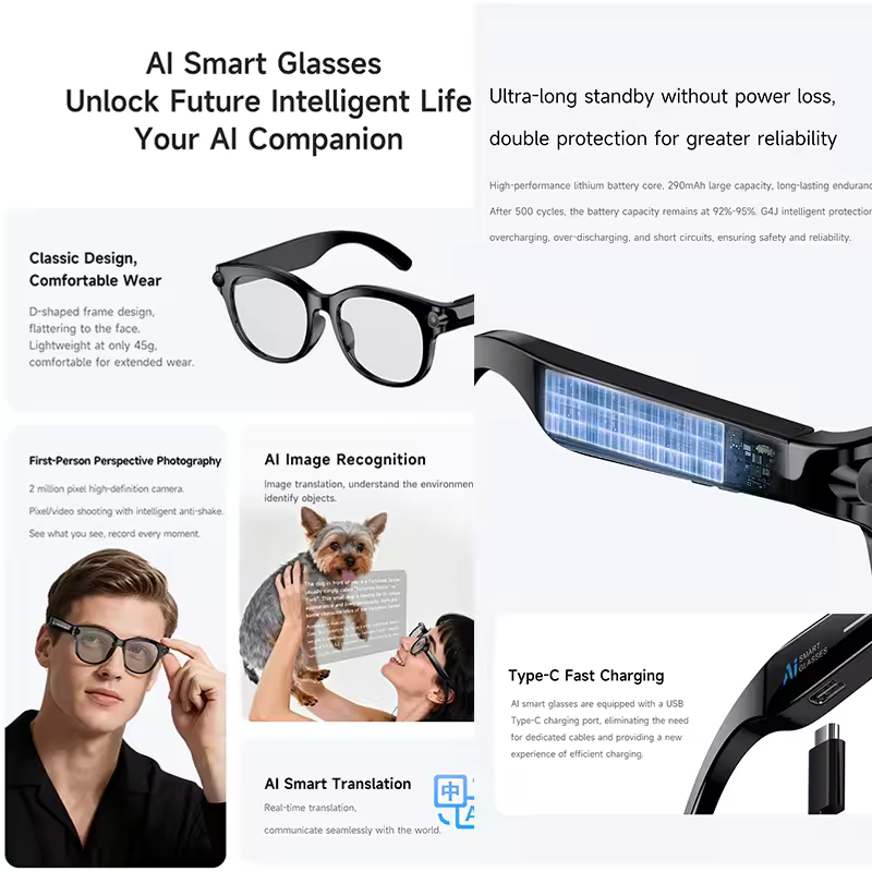 M89-S KI-Smart-Brille Ausgesta – Photography Lighting Diagram Bewertung und Preis