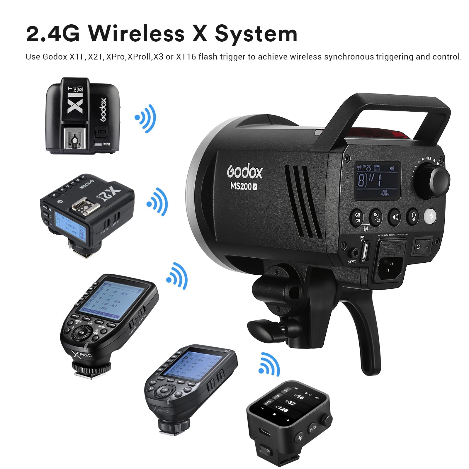 Godox MS200V Studio-Blitzlicht – Photography Lighting For Portraits Bewertung und Preis